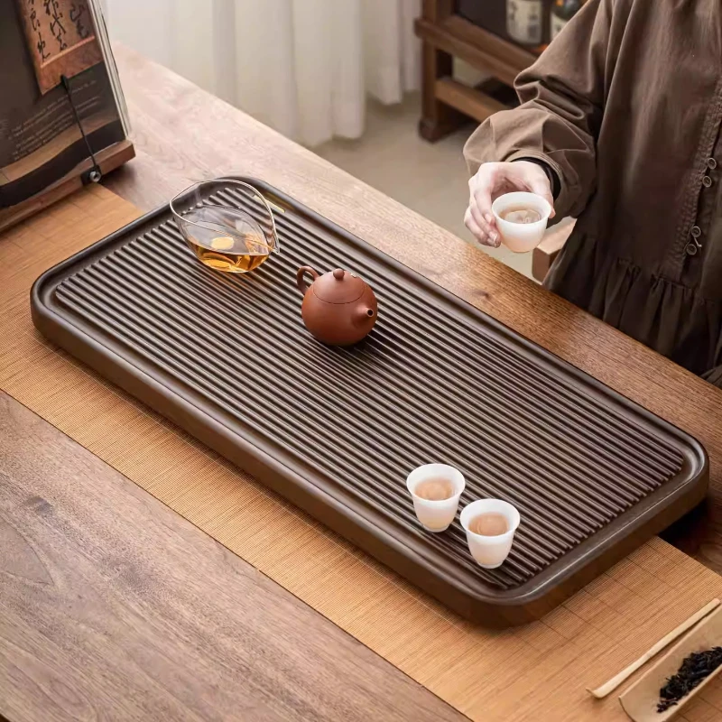 Bamboo Rectangular Wooden Tea Tray Chinese Luxury Small Tea Tray Modern Creative Multipurpose bandejas de madera Tea Supplies