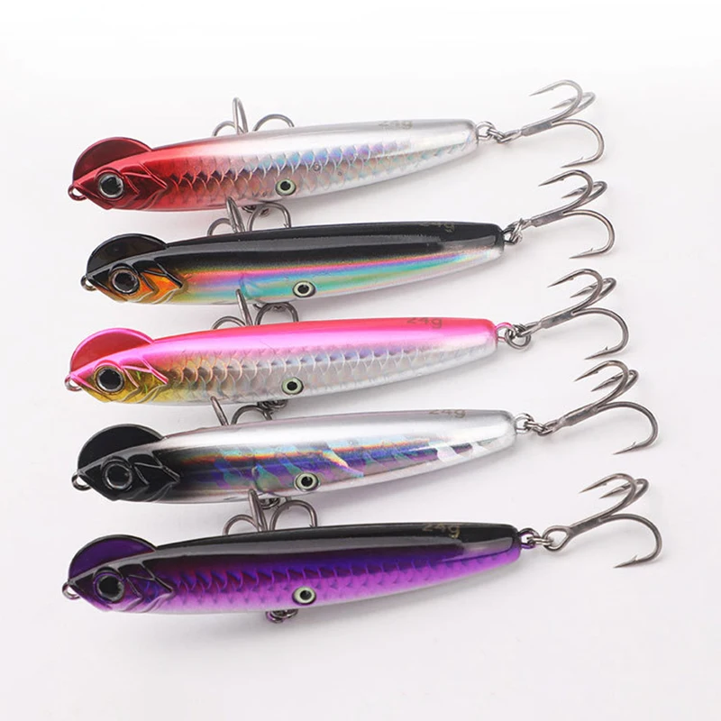 Slow Sinking Pencil Fishing Lure 10g/14g/18g/24g Blue Stickbait S-Shaped Saltwater Sea Bass Lures Hard Bait Goods Fishing Tackle