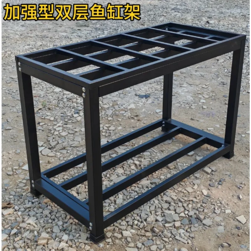 

Aquarium rack bottom cabinet, double-layer aquarium, ultra-narrow overflow stream tank rack, household multi-layer display rack