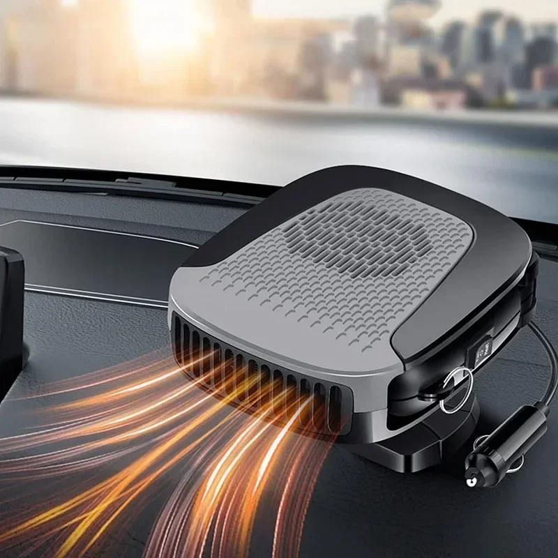 

12V 150W Portable Car Heater 2 IN 1 Fast Heating & Cooling Fan Windshield Defogger Demister Defroster Electric Fan