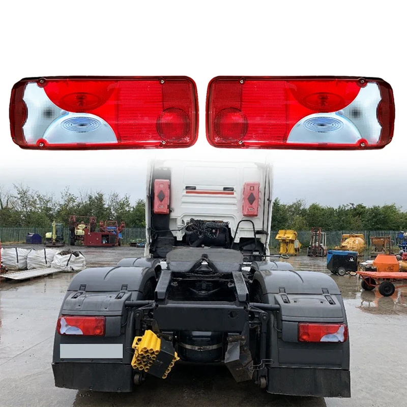 

2 Pcs 24V Truck Tail Lamp For MAN TGA TGX TGS SCANIA Truck Tail Lamp 81252256060 81252256059