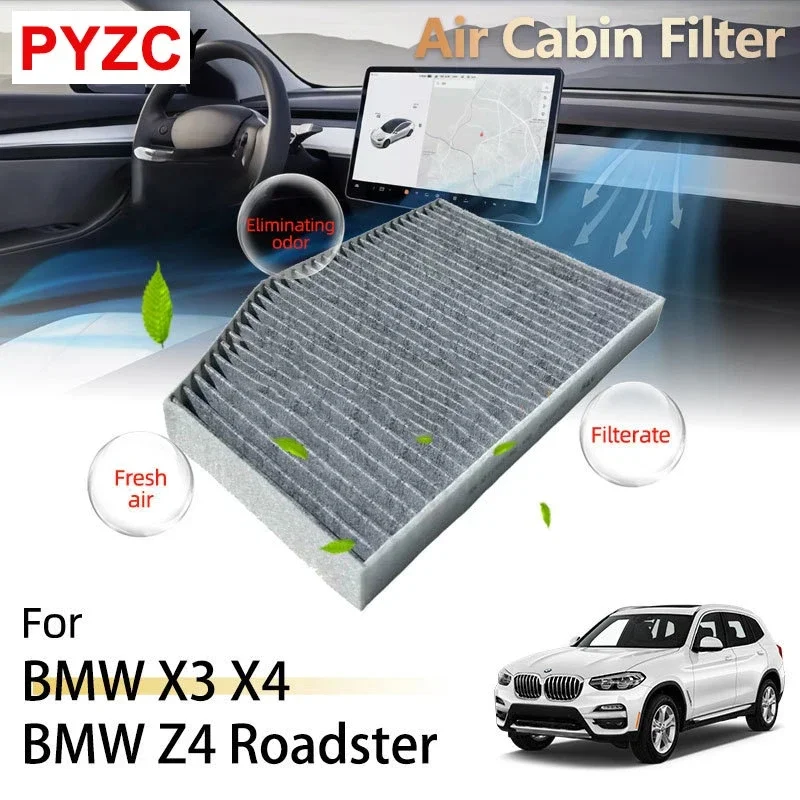 PM2.5 Car Air Filter For BMW X3 G01 xDrive 218i 220d 225i BMW X4 G02 F98 BMW Z4 Roadster G29 Accessories 64119382885 64119382886