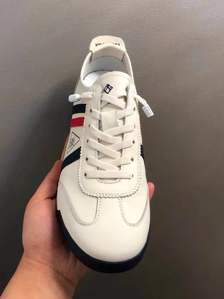 

New Men's Pure Leather Comfortable Casual Shoes High Quality Elegant Fashionable Youth Trend Glue-Welded Flat Heel Business C...