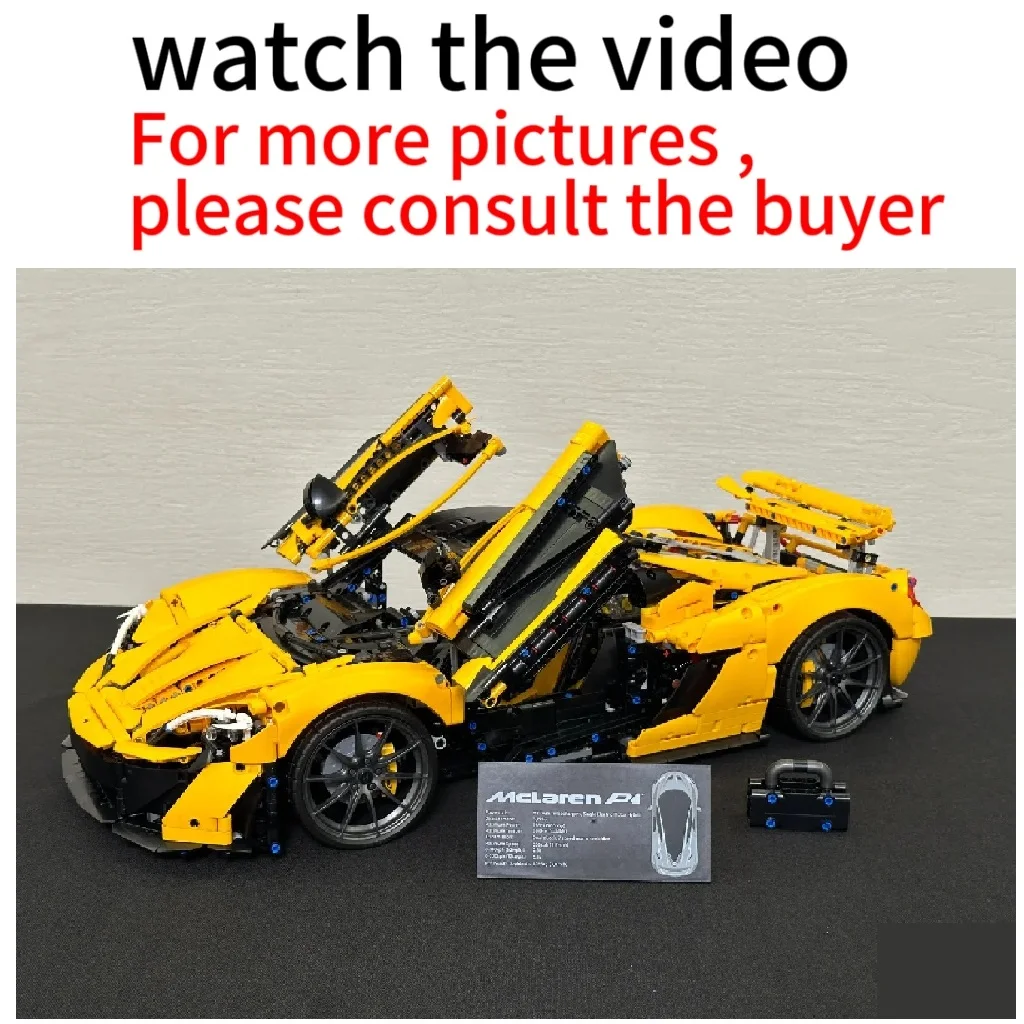 

2024 Новый P1 Super Racing Car Fit 42172 Модель Строительные блоки 1:8 Сборочный набор Кирпичи Технические игрушки для детей Рождественские подарки