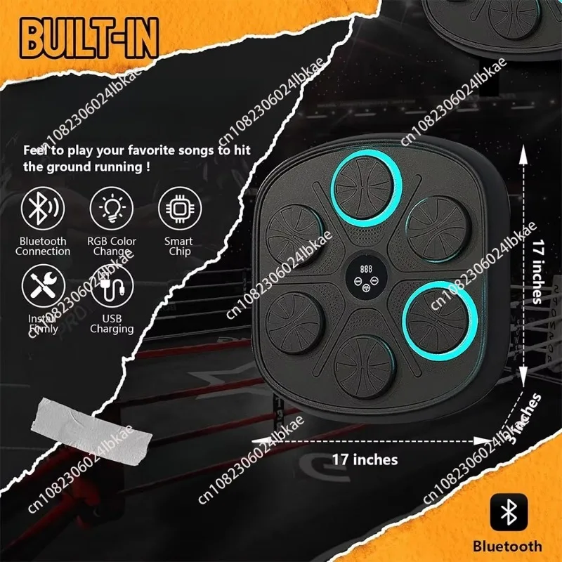 Wireless target training electronic strength test fitness smart professional wall-mounted one-punch music boxing machine