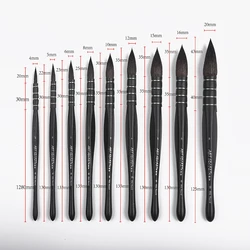 ArtSecret New Rould Quill Brush Watercolor Acrylic Paint Brush #98 South Korea Imported Nylon Wool Wooden Handle Art Stationery