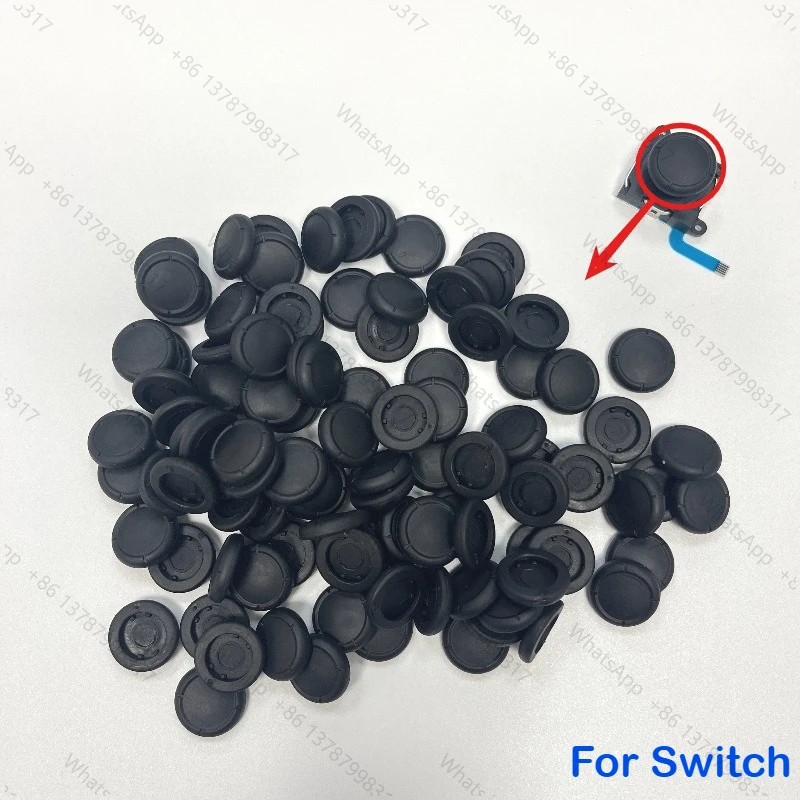 2000PCS/LotThumb Grip Caps for Switch Lite/Oled, 3D Anti-Slip Analog Stick Cover Skin, Replacement Repair Kit Set