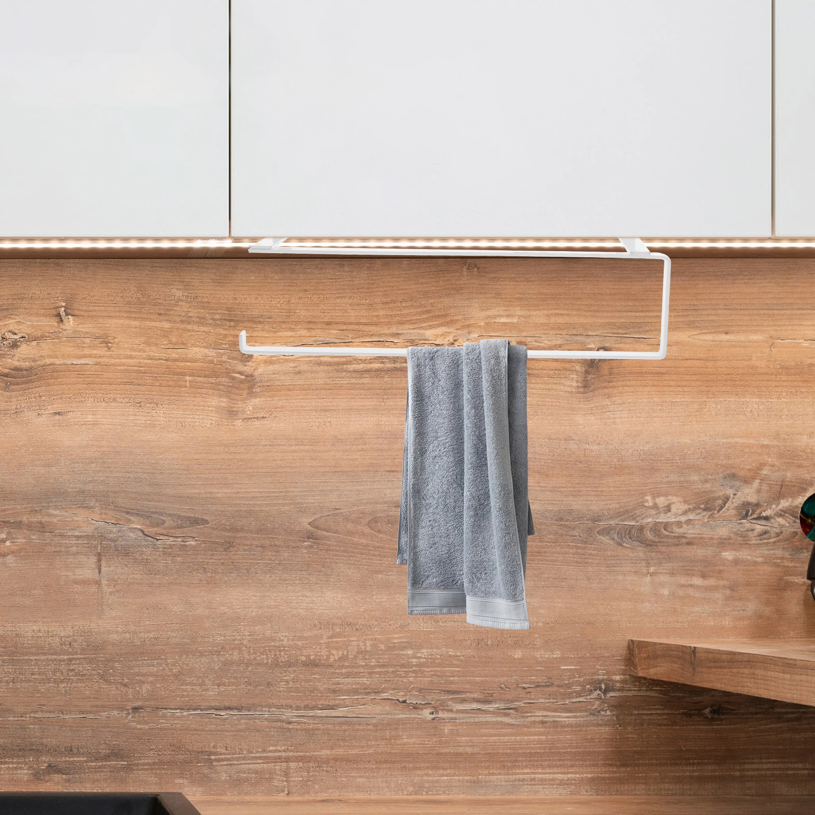 

Premium Kitchen Paper Rack Metal Roll Tissue Stand Practical Sundries Storage Shelf Simple Design Under Cabinet Paper Holder