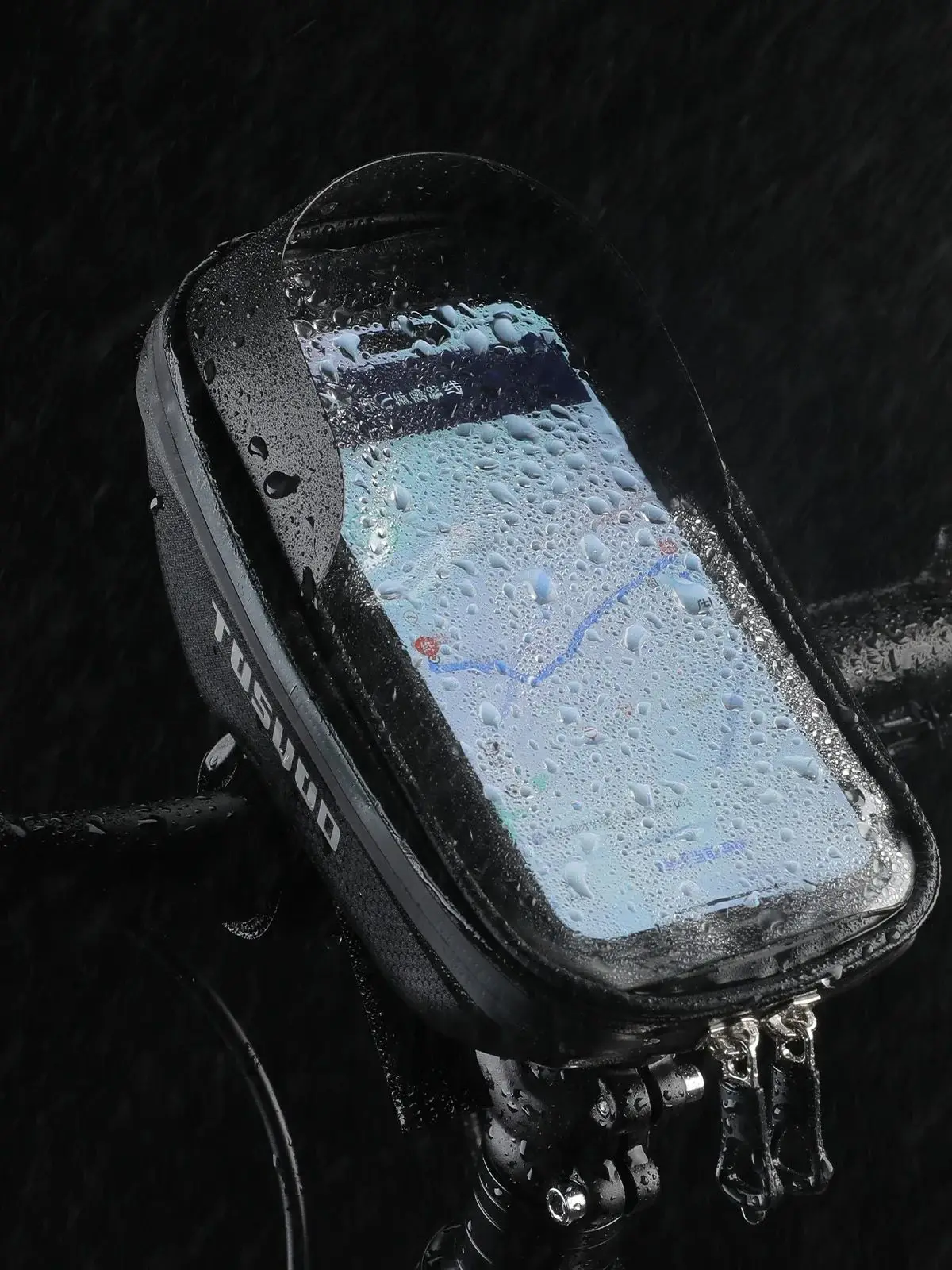 AliExpress TOSUOD Bicycle Handlebar Bag Navigation Waterproof Touch Screen Bike Bag Phone Storage Accessories for MTB Road Bike