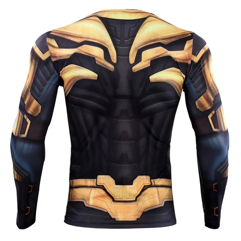 Halloween Cosplay Superhero 3D Printed T-Shirt Fall Hot Sale Fashion Long Sleeve Tops Fashion Party Dress Up Exclusive Clothing