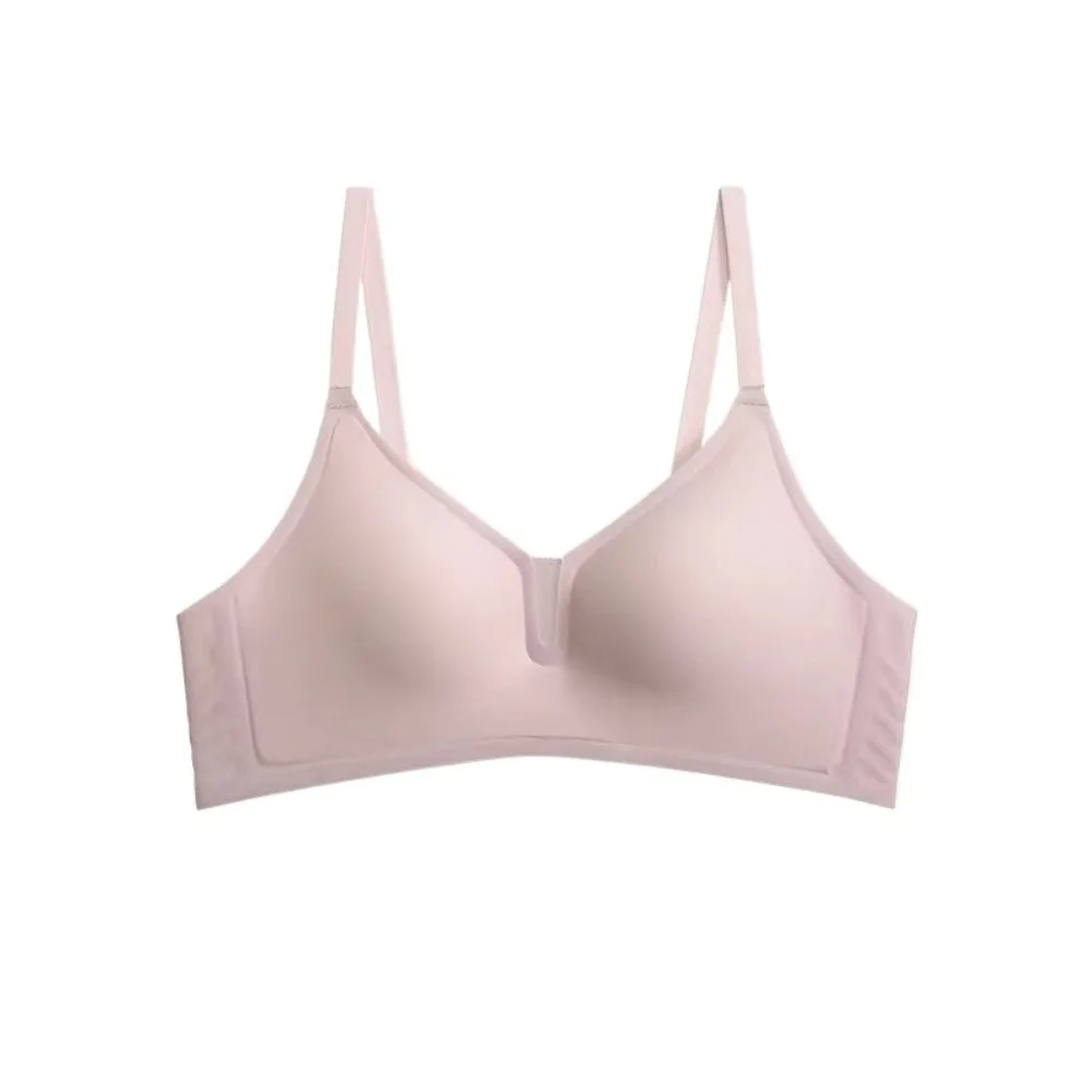 

Solid Color Traceless Seamless Bra Anti-sagging Shockproof Wireless Bra for Women Lingerie Adjustable Push Up Underwear Sports