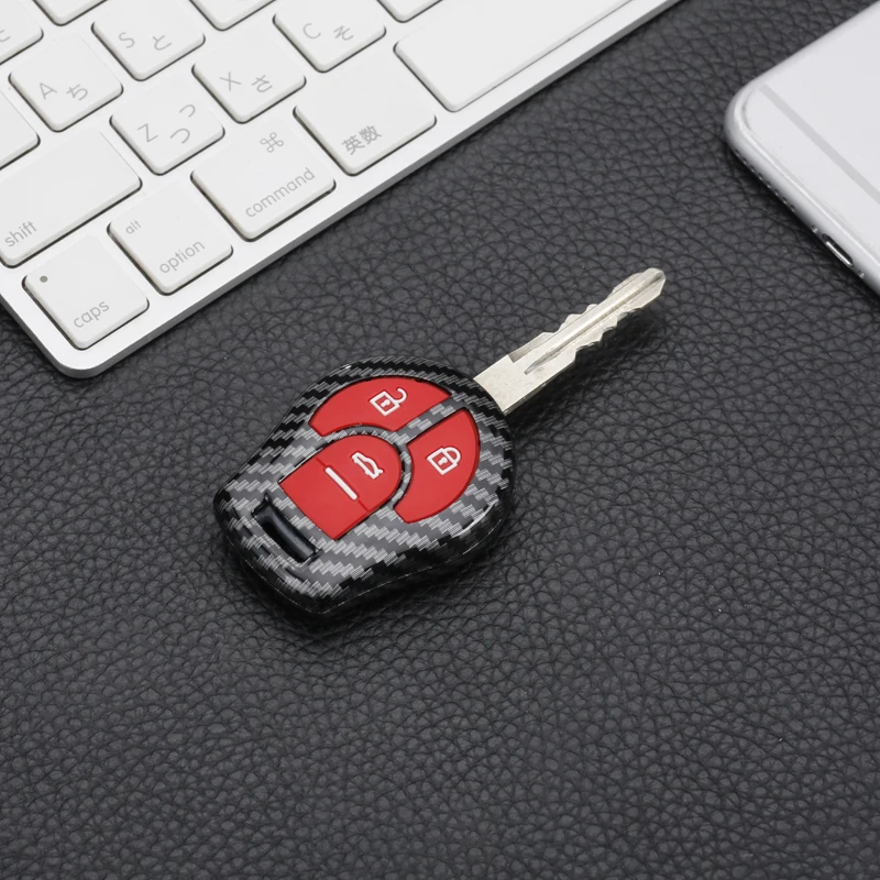 2 3 4 Buttons Carbon ABS Car Key Case  Shell for Nissan March Tiida Altima Armada Cube Juke Maxima Pathfinder Rogue Cover Fob