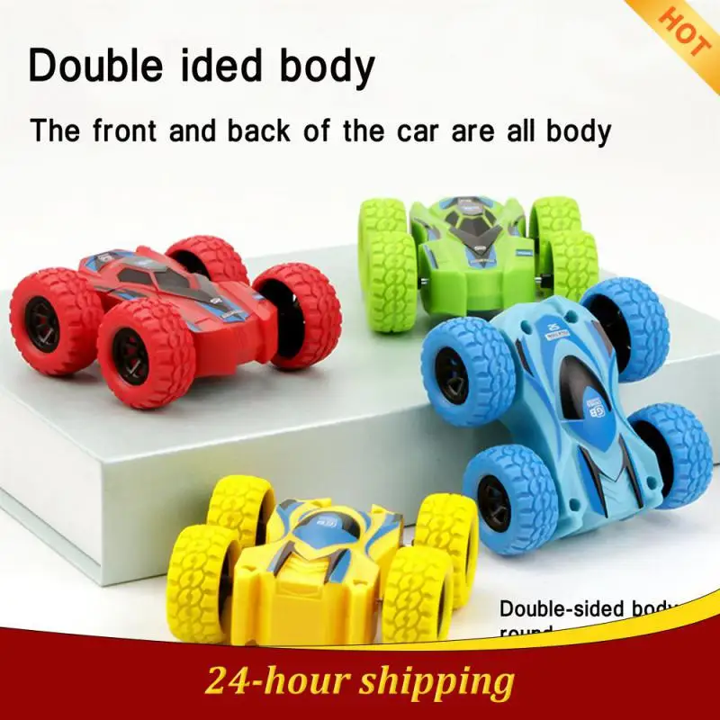 

Kids Toy Car Fun Double-Side Vehicle Inertia Safety Crashworthiness and Fall Resistance Shatter-Proof Model for Child