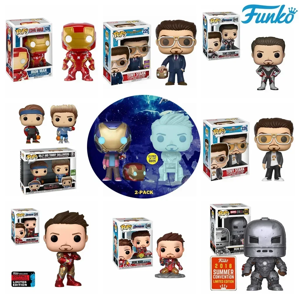 Funko Marvels Iron Man 580 #   Тони Старк Морган Старк 2 #   338 #   226 #   529 #   Игрушка ACTION FIGURES, ограниченная серия, виниловая кукла, модель игрушки