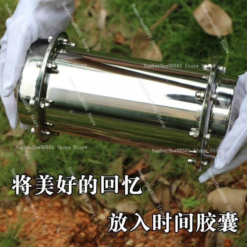 Time Capsule Time Capsule Sealed Stainless Steel Storage Celebration Birthday Event Graduation Wedding