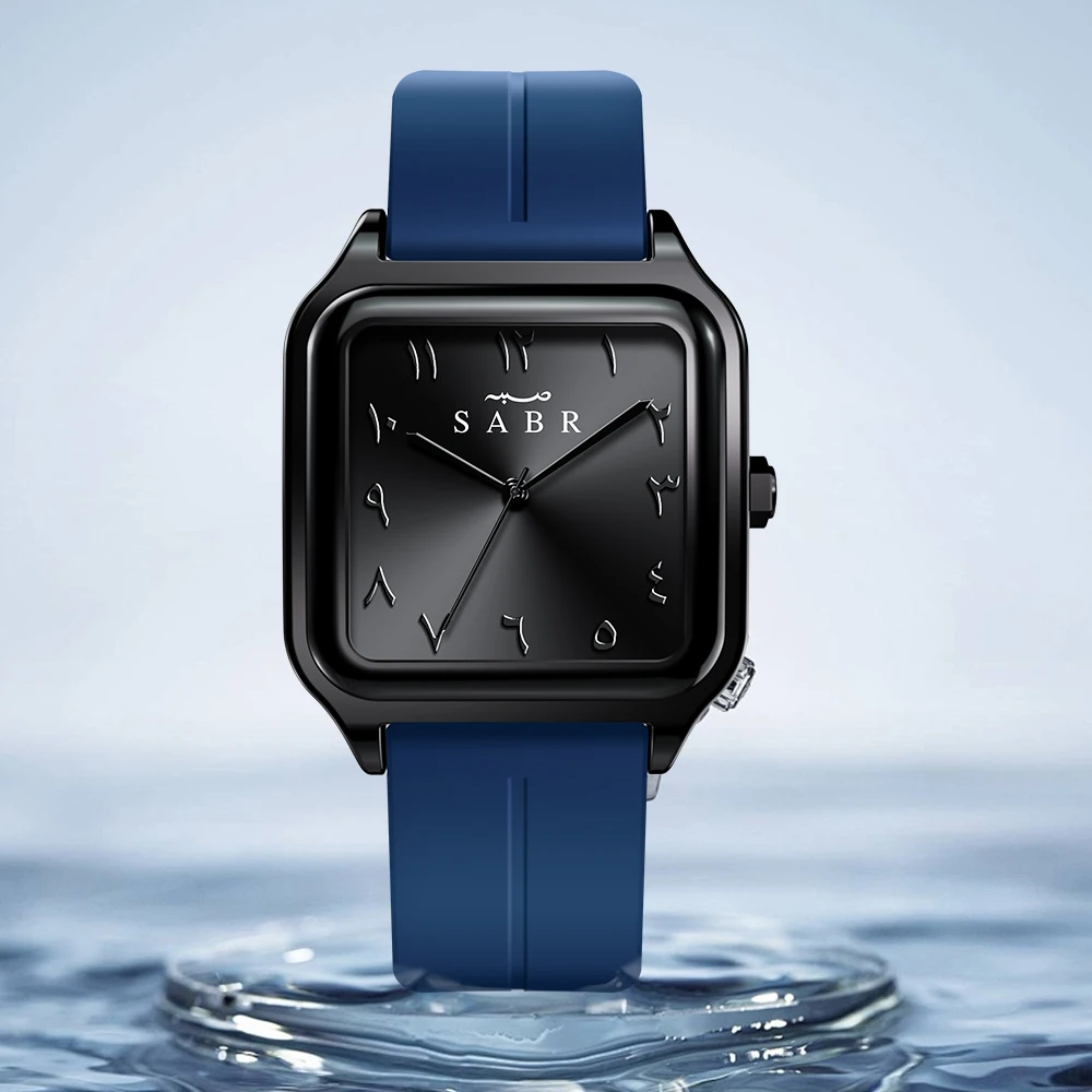 العلامة التجارية البريطانية الأعلى الفاخرة للرجال ساعة كوارتز مربعة الفولاذ المقاوم للصدأ سبيكة ساعة الأرقام الرومانية التقويم