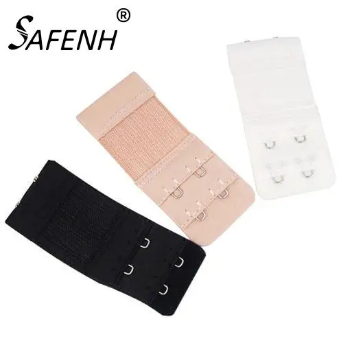 

Women Bra Strap Extender 2 Rows 2 Hooks Nylon Clasp Strap Bra Extension Intimates Accessories 1PC