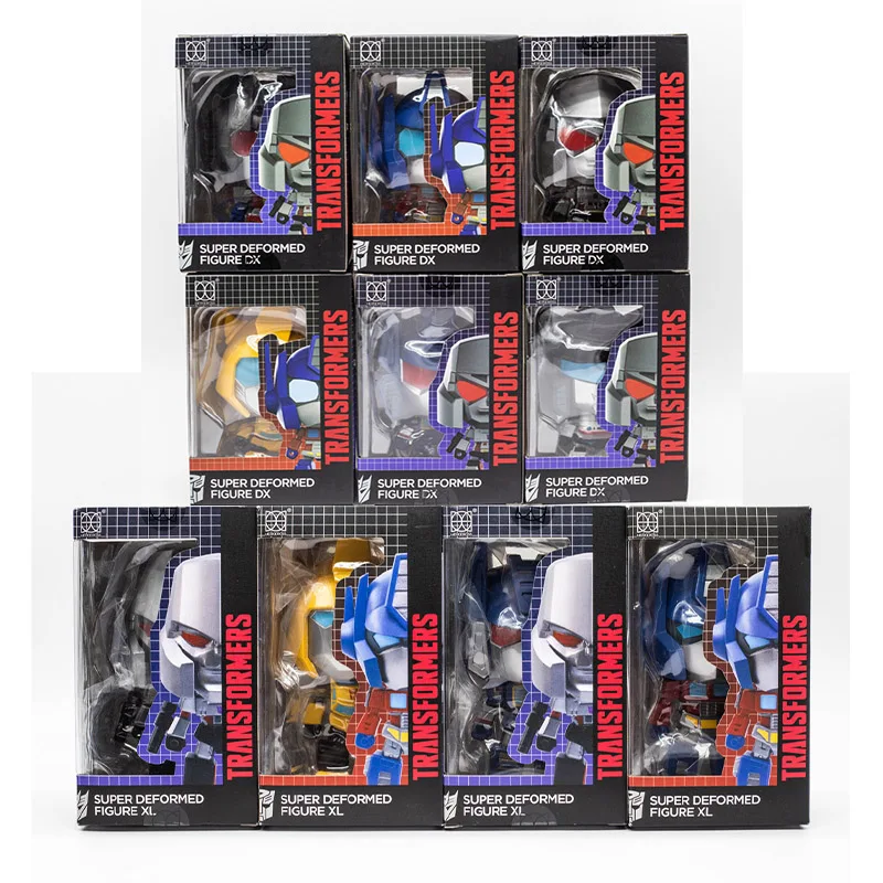 Hasbro-TransDevices Super Deformed Optimus Prime Megatron Bumblebee Butter Toy, Modèle de figurines d'anime, Renforcement des ornements, Cadeaux