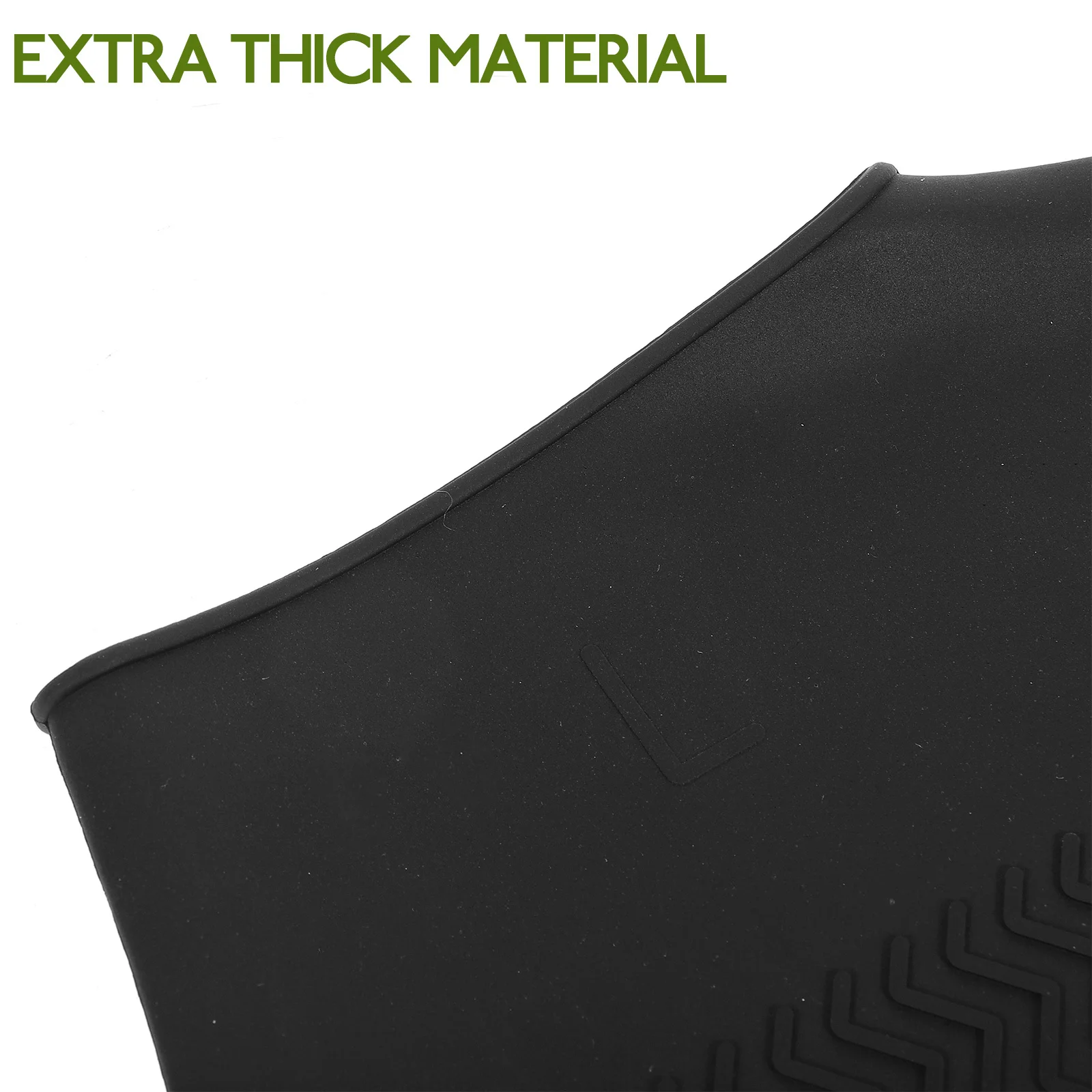 

1Pair Silicone Shoes Cover Extra Thick Rainproof Overshoes Wear-Resistant Non-Slip for Hiking Travel Size L Black