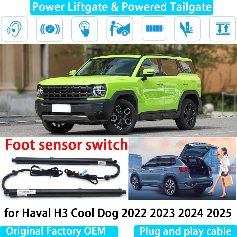 

for Haval H3 Cool Dog 2022 2023 2024 2025 Automatic Electric Power Liftgate Powered Tailgate Strut Tail Gate Lift System