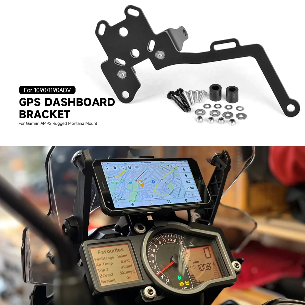 

Мотоциклетный держатель для мобильного телефона, подставка, GPS, крепление на приборную панель, кронштейн для навигационной пластины для 1090/1190 Adventure 1090 ADVENTURE