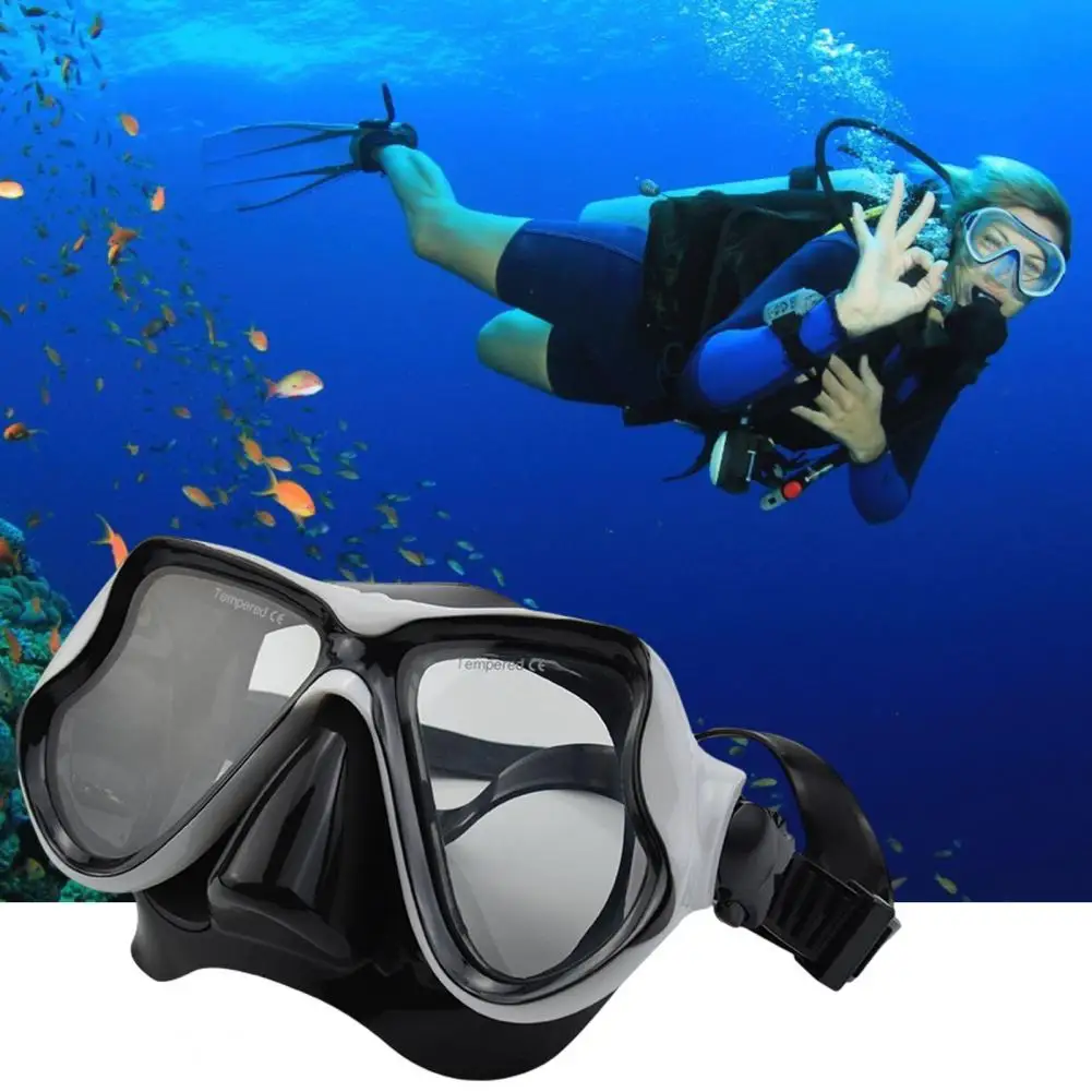 

Diving Goggles Portable Wide Vision Professional Adult Glare-resistant Silicone Swimming Goggles Swimming Accessories