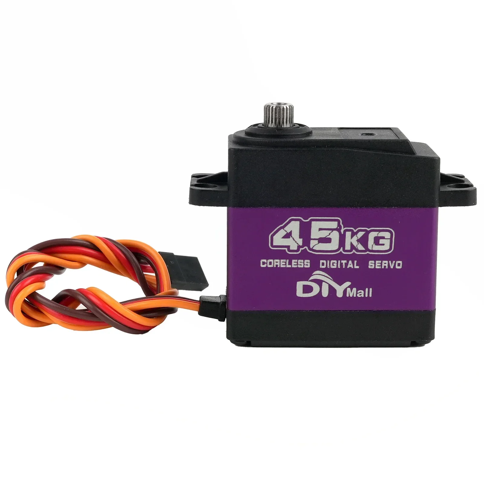 1/2/4pcs 45KG Coppia elevata Servo digitale Coreless Motore Metal Gear Sterzo Rotazione di 180/270/360 gradi per 1/8 1/10 RC Modello di auto