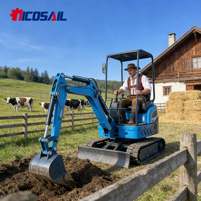 

Двигатель Kubota Мини-экскаватор Гусеничный CE/EPA Бытовая машина для упаковки пакетов 1,2 т Продажа сельскохозяйственных экскаваторов