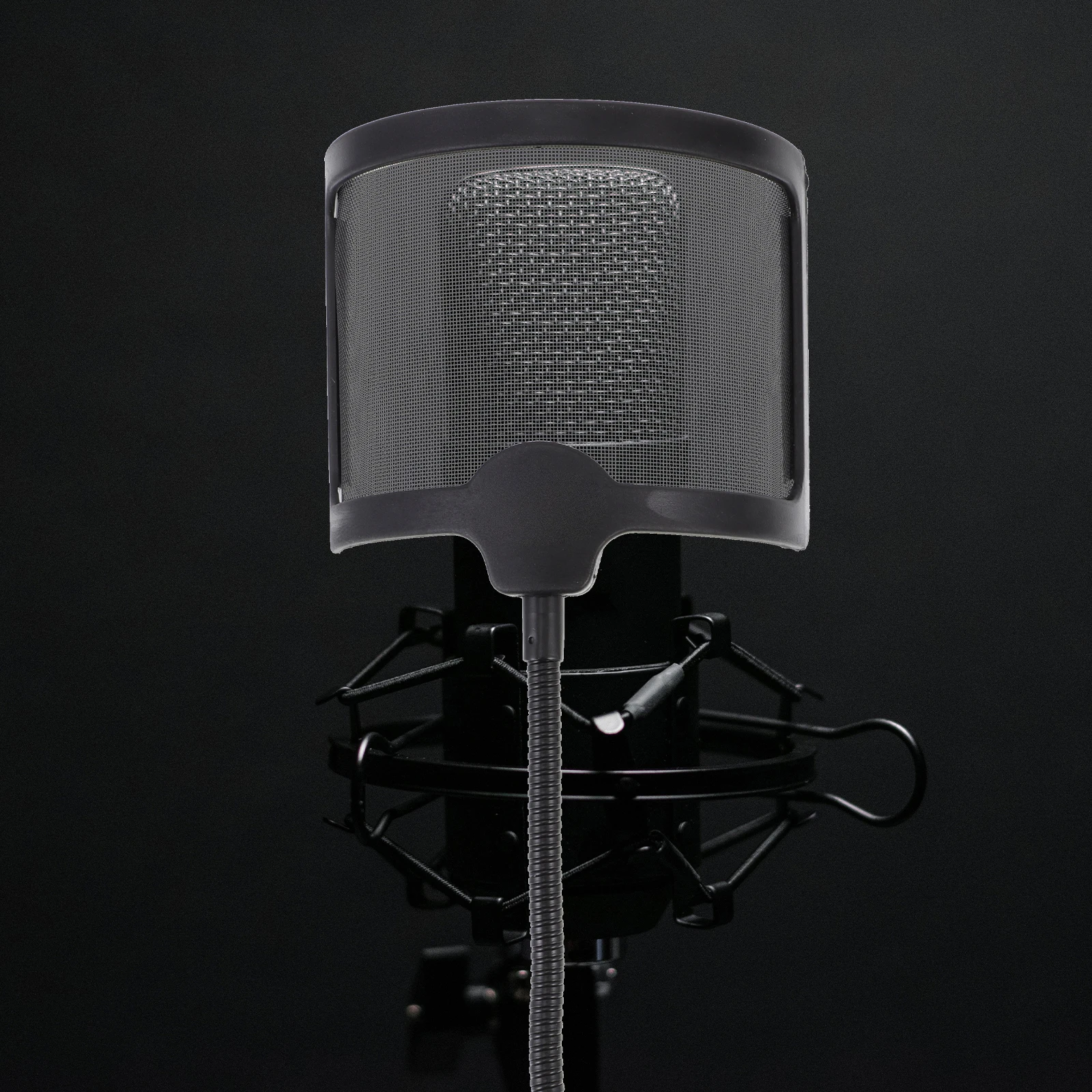 

1pc Microphone Shield Wind Screen Filter Mic Wind Screen Pop Filter for Recording Anti-Spittle Plastic Mic Accessory