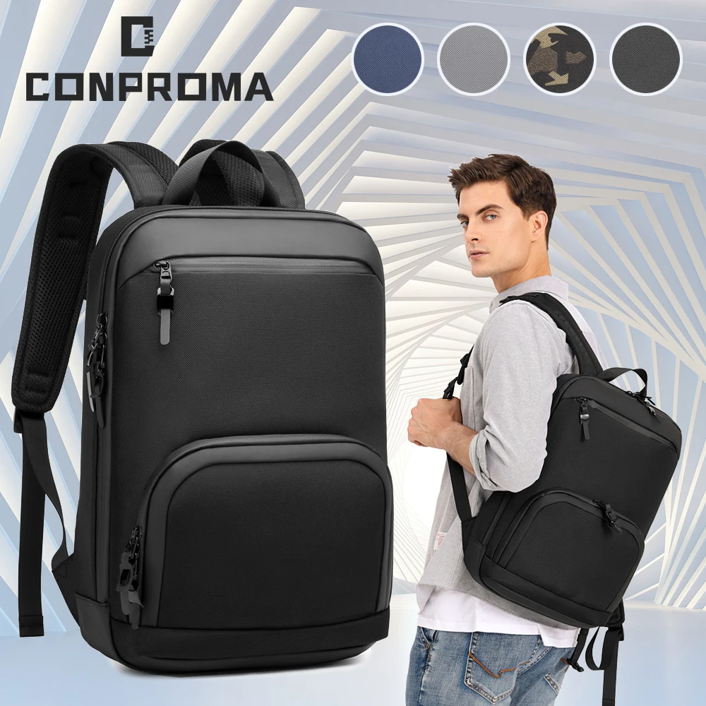 Laptop Bag 15.6 inch Men's Business Backpack Multifunction Waterproof Large Capacity Oxford Backpack College Travel Schoolbags