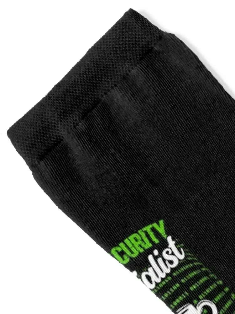 Funny Cybersecurity Specialist Powered By Coffee IT Security Socks golf anti-slip happy new year Socks Women's Men's