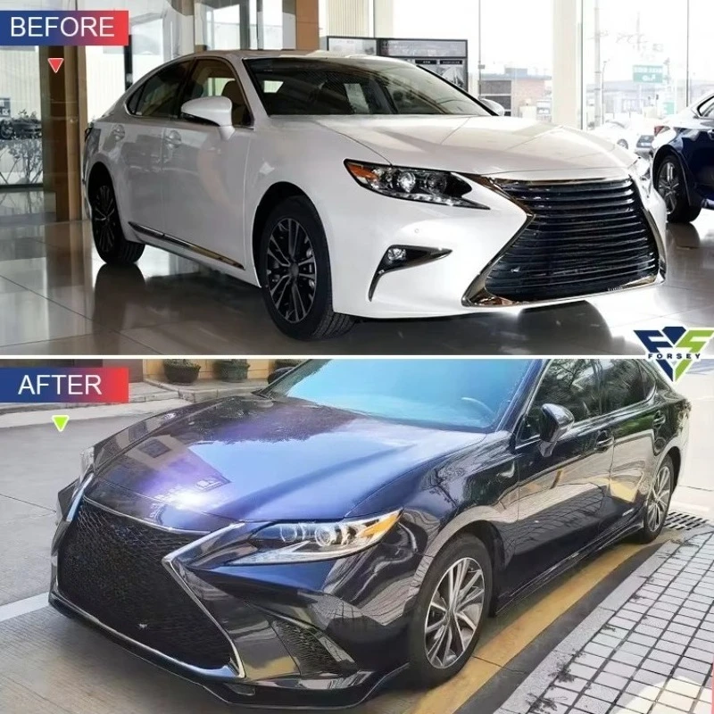 Facelift Bodykit ES 2018 Normal&F-sport Version Upgrade Kit Front Bumper for ES350 250 2016 Car Bumper Grille