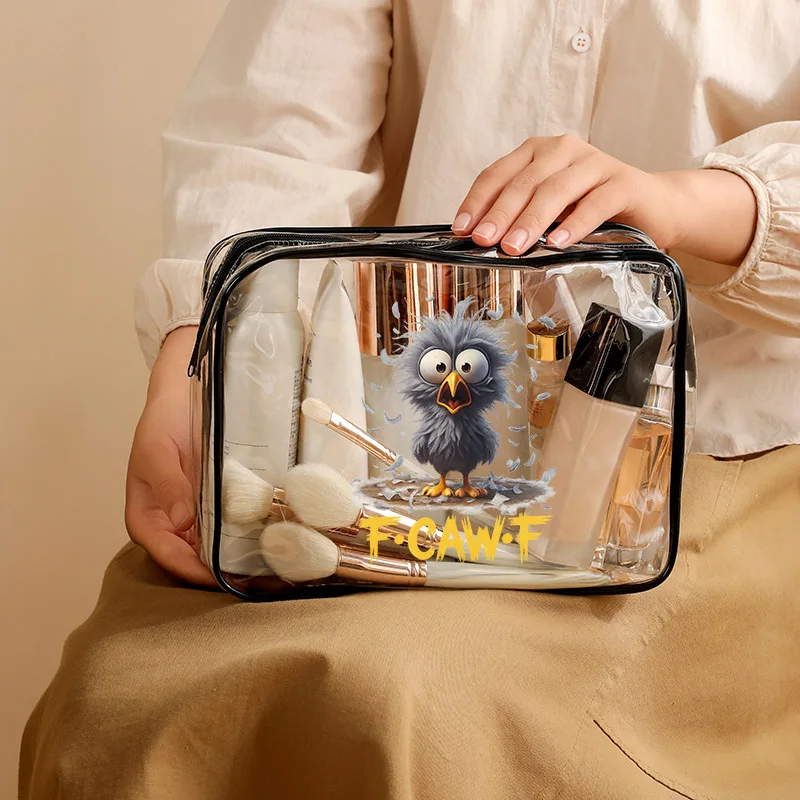 2026 جديد F-CAW-F الدجاج Harajuku الحيوان المرأة حقيبة غسيل PVC وحقيبة مستحضرات التجميل البلاستيكية هدية حفلة رائعة هدية السنة الجديدة هدية عيد ميلاد #3