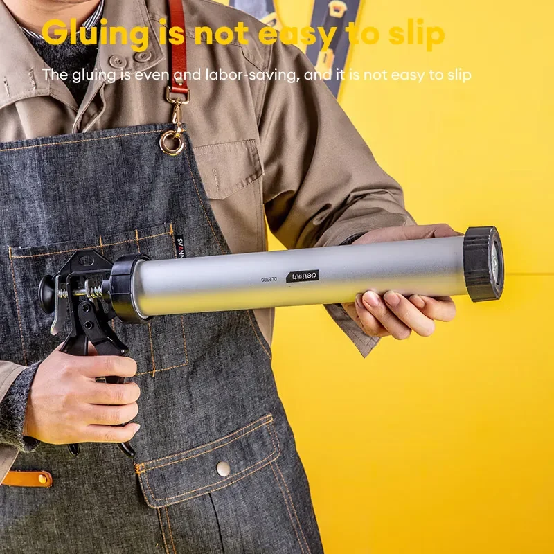 

15-дюймовый пистолет для герметика, регулируемый ручной пистолет для герметика, регулирующий герметик, силиконовый пистолет с ручкой, многофункциональные инструменты для герметика