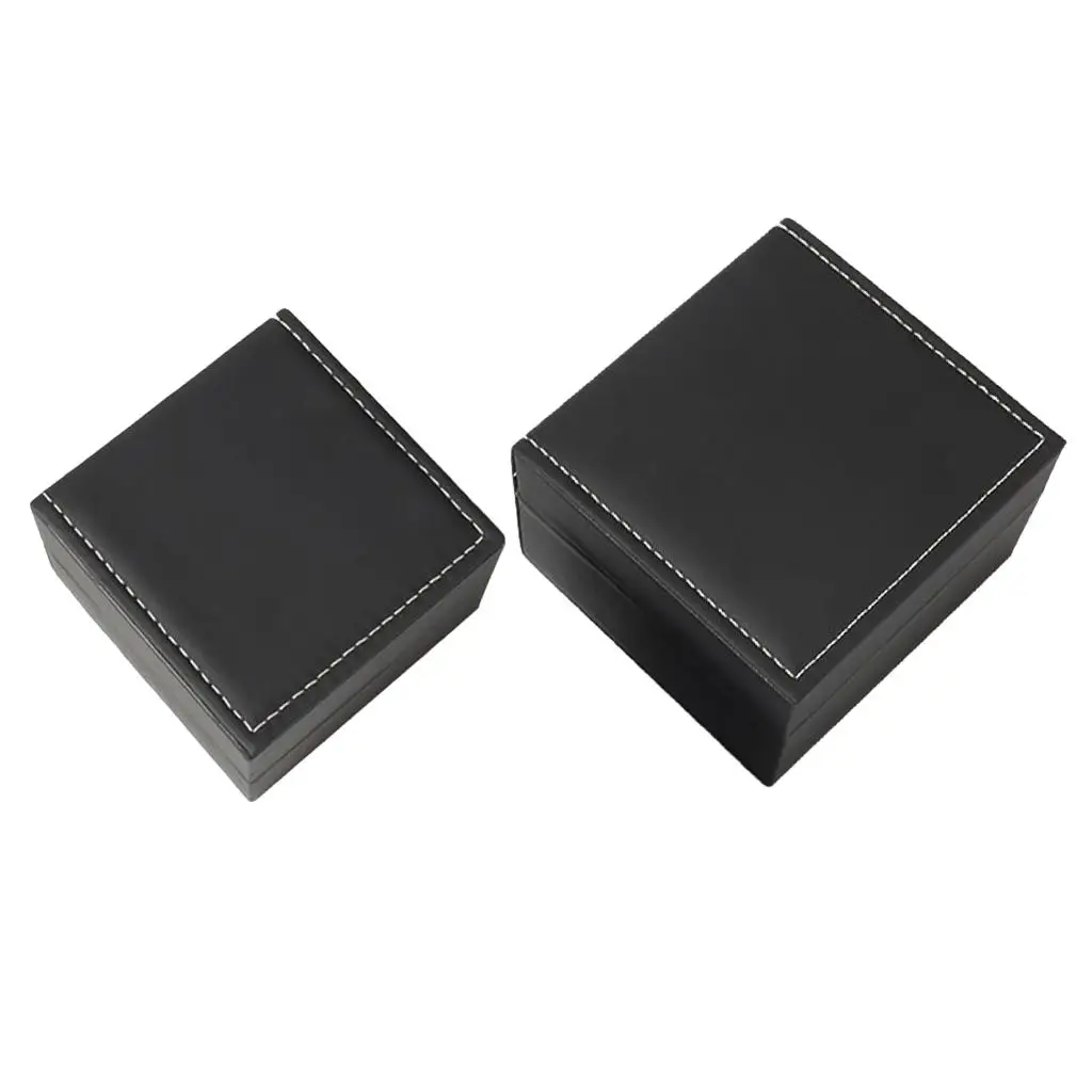 Single Slot PU Leather Watch Box Organizer Men Wooden Watch Storage Color Gift Box for Personal Use