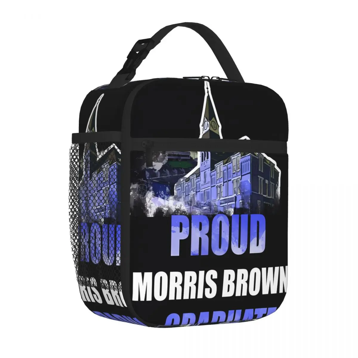 Bestselling Proud Morris Brown Graduate Military Style Adult Lunch Bag Outdoor Sports Nylon Lunch Bag