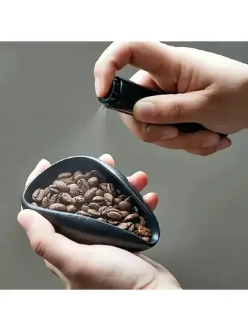 Botella pulverizadora de café antiestática de mano, rotativa, de 10ml, para molienda de precisión, Ideal para amantes del café, 1 ud.