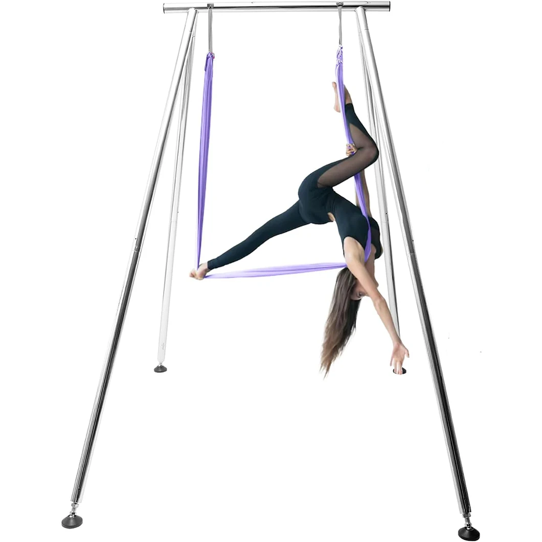 115.3 Inch Aerial Yoga Frame & Yoga Hammock Professional Yoga Swing Stand