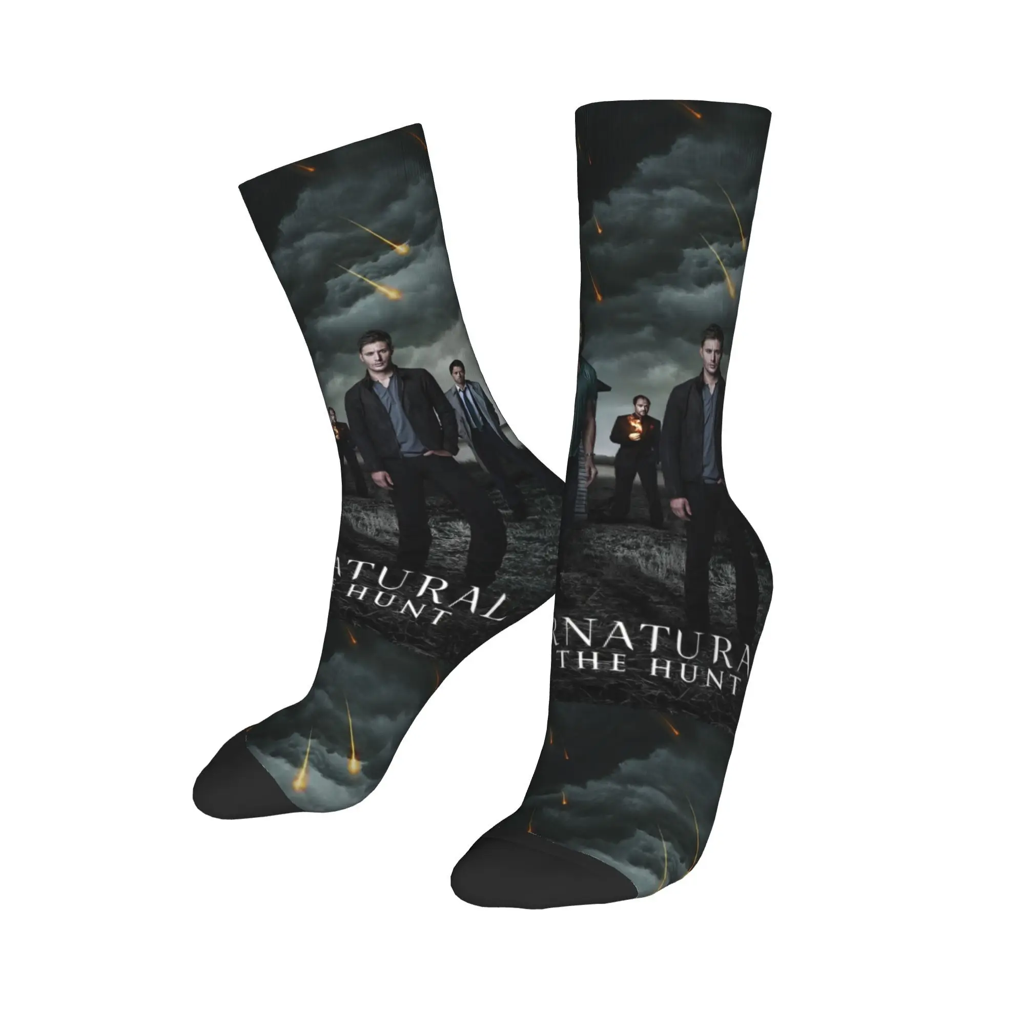 Cozy Women Men Socks  Supernaturals tv drama Merch Comfortable  Sport Socks All Seasons