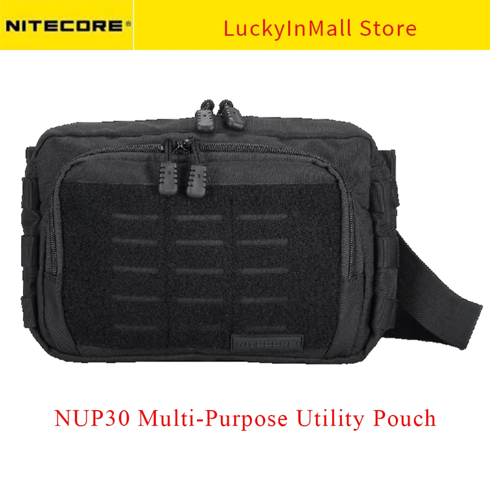 

NITECORE NUP30 Sling Bag Tactical Crossbody Bag 600D Nylon Commute Pack Multi-Purpose Utility Pouch Molle System for Men Women