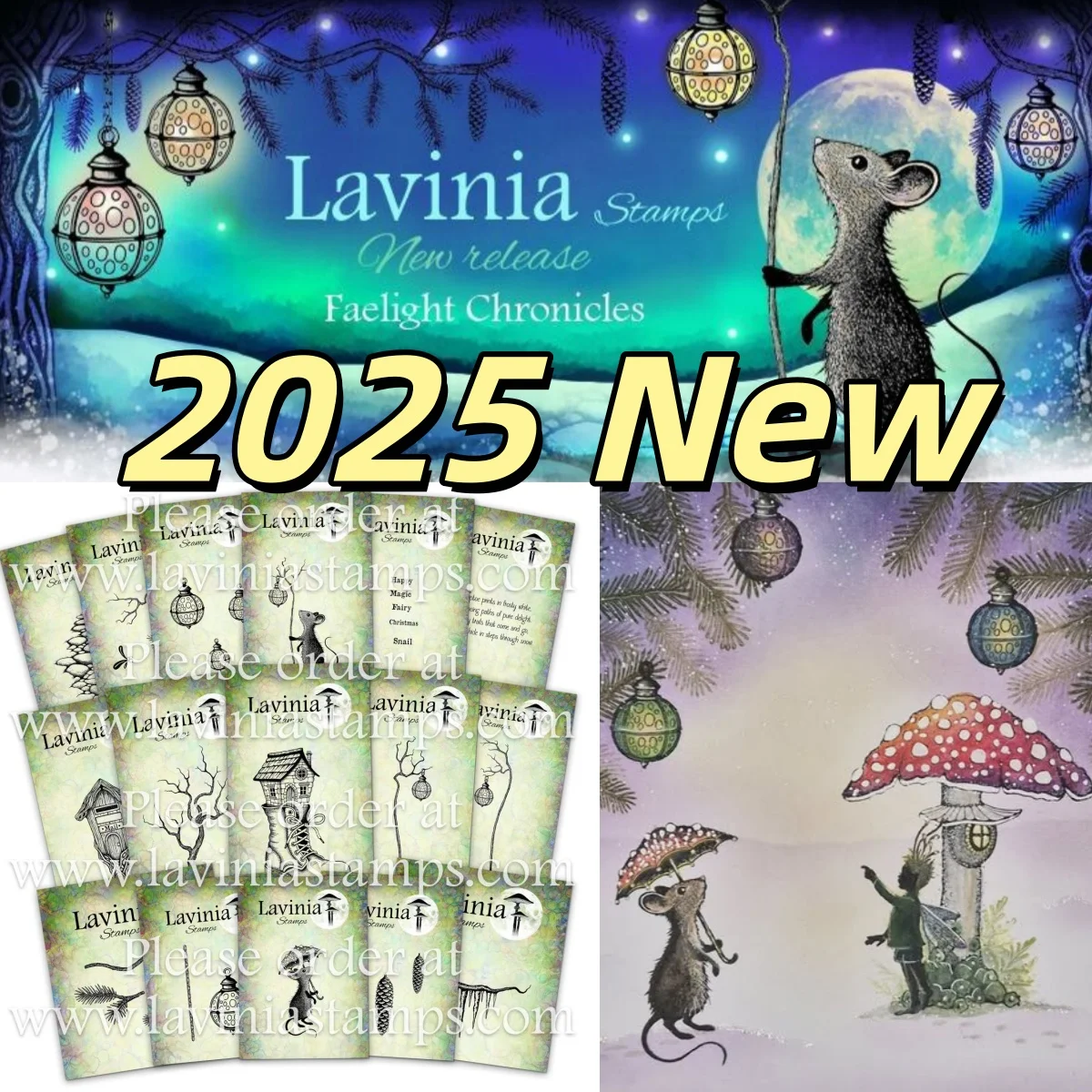 

October 2025 The Faelight Chronicles Collection Clear Stamps for DIY Scrapbook Diary Decoration Embossing Cut Template Make Car