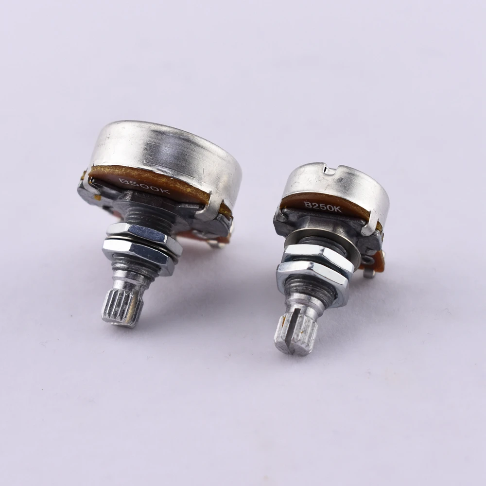 1 Piece Alpha Potentiometer(POT) For Electric Guitar/Bass A250K/B250K/A500K/B500K - Made in Korea