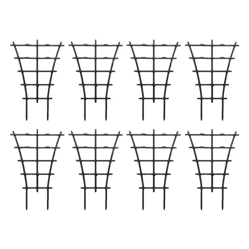 

8pcs Plant Trellis Plant Support Plant Stakes Stackable Plant Support Cages Garden Plants Support Trellis For Climbing Plants