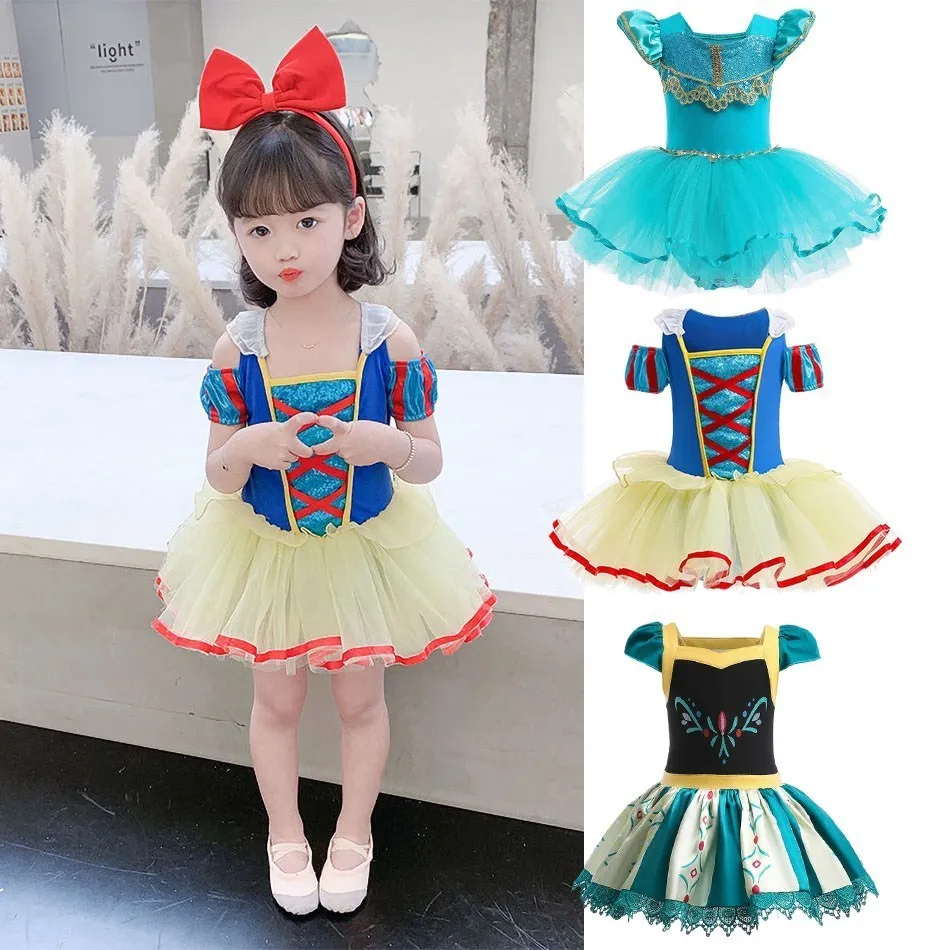 

Princess Dress For Girl Elsa Anna Snow White Party Dresses Kids Halloween Cosplay Costume Child Tutu Tulle Vestidos 3-10Y