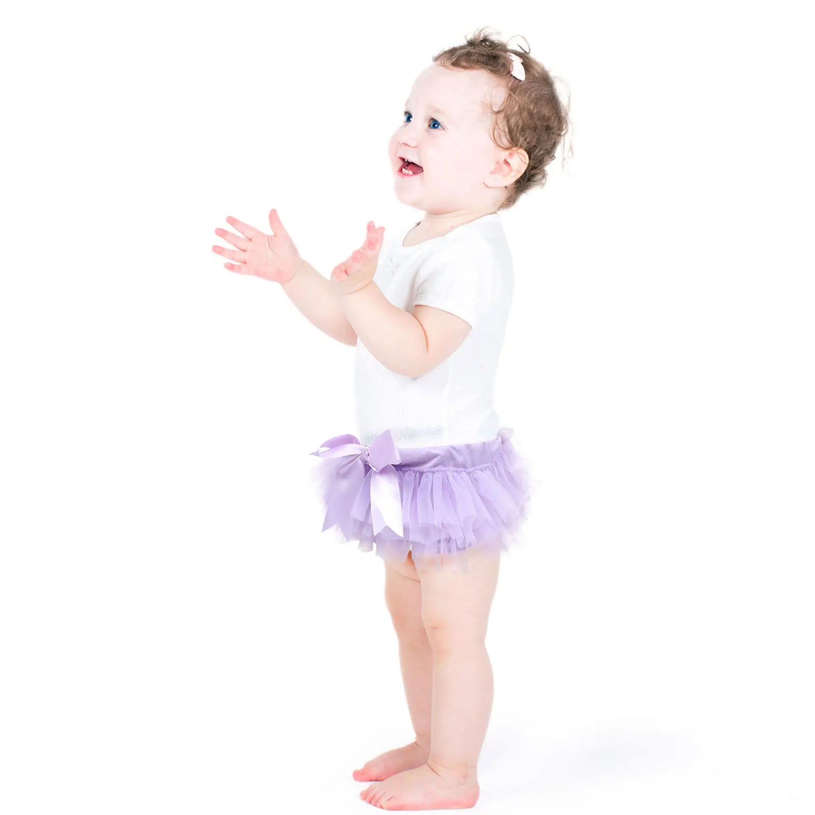 Jupe Tutu violette pour bébés filles, 1 pièce, accessoires de photographie, robe d'anniversaire pour nouveau-né, couvre-chef, taille S, Durable, beau Look