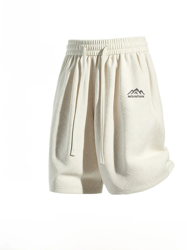 

Jeanswest Casual Embroidered orts Men's Summer 2026 New Sport Running Fitn Five-Quarter Lengths M mid Waist Loose Fit