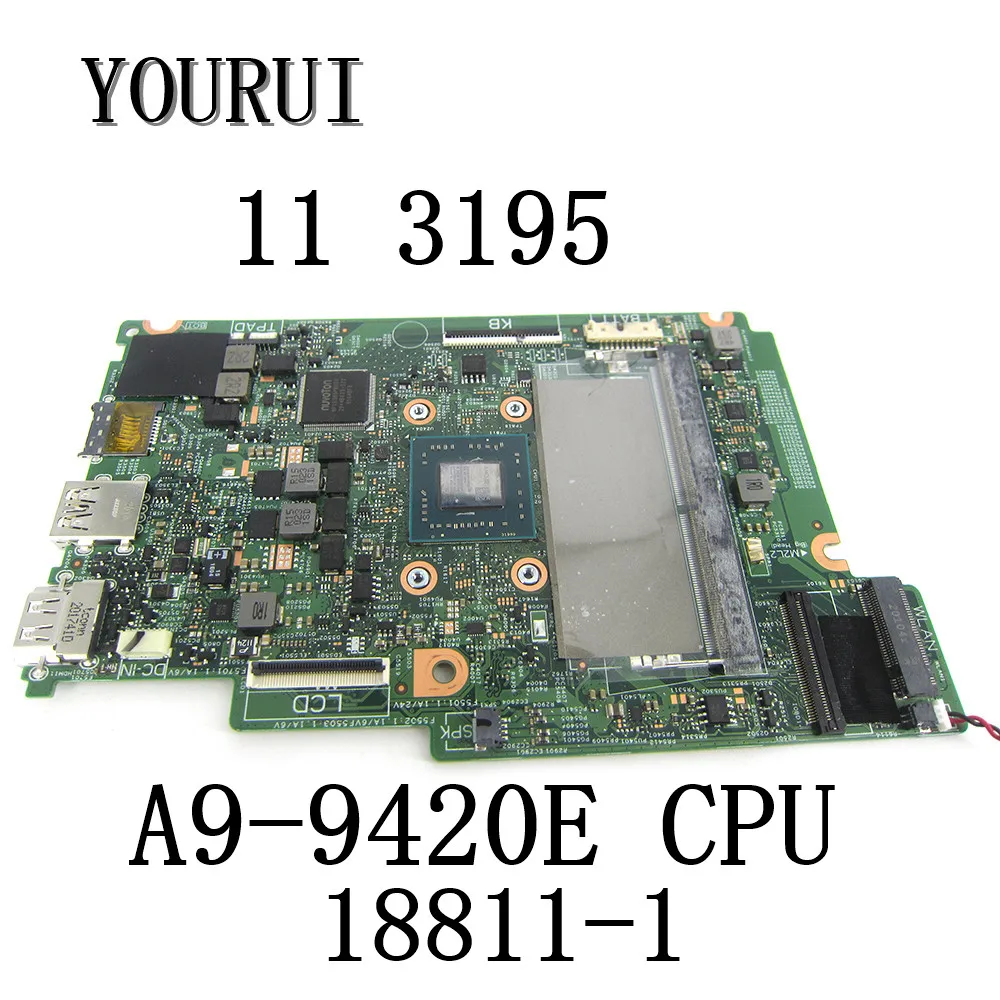 CN-00PGDY para dell inspiron 11 3195 placa-mãe do portátil com A9-9420E cpu 18811-1 mainboard