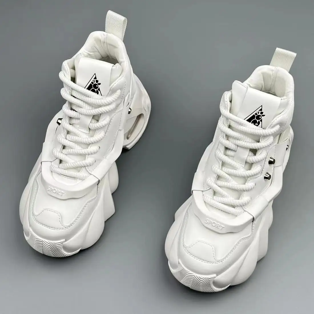 منصة أحذية للرجال الارتفاع زيادة تنفس عالية أعلى حذاء رياضة أحذية رجالية فاخرة أحذية رياضية كاجوال مريحة #3