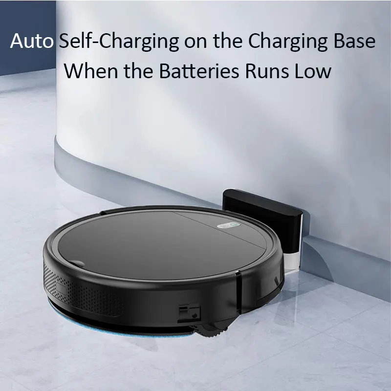 3600PA Robot Vacuum Cleaner Smart Automatic Charging Navigation Area On Map Intelligent Home Appliance Sweeping Robot Sweeper