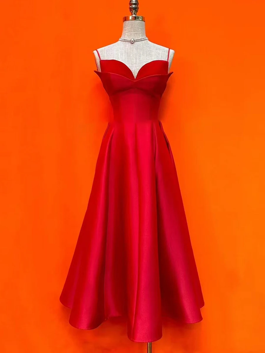 Twotwinstyle sólido emagrecimento elegante vestidos longos para mulheres dupla camada sem mangas túnica temperamento vestido roupas femininas novo